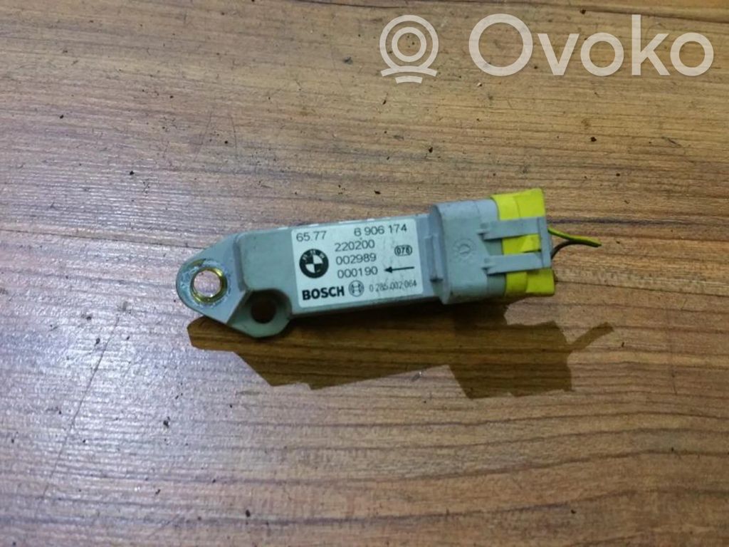 Sensor impacto/accidente para activar Airbag   65776906174,65776906174,000190,002989,0285002064,220200,65776906174,65776906174