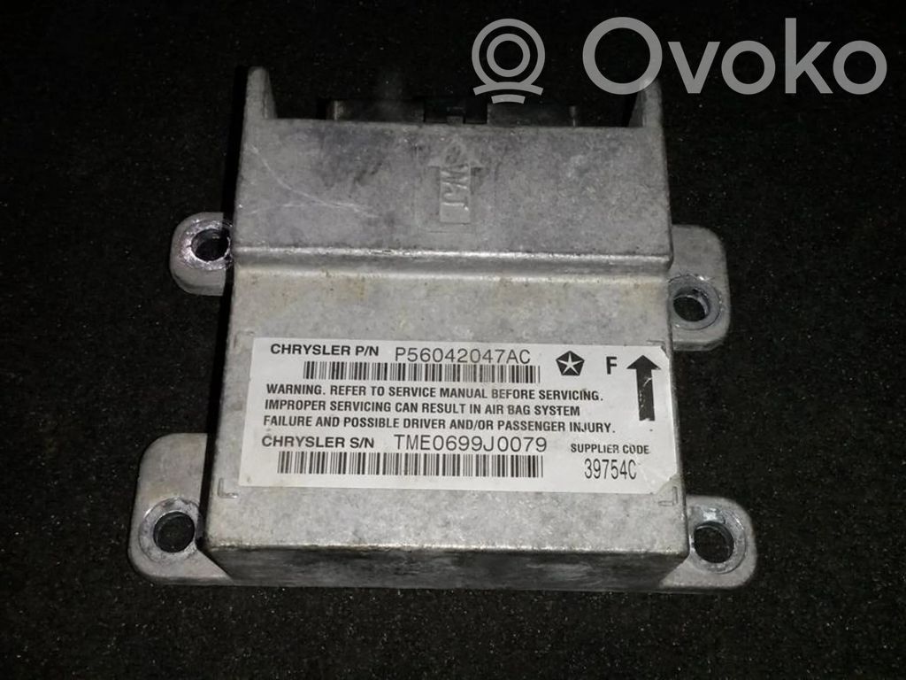 Sterownik / Moduł Airbag   P56042047AC,TME0699J0079,P56042047AC,TME0699J0079
