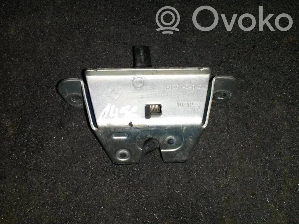 Toyota Aygo AB10 Blocco/chiusura/serratura del portellone posteriore/bagagliaio