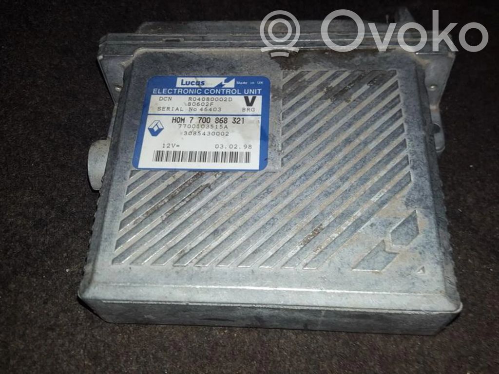 Unitate/modul de control motor   R04080002D,HOM7700868321,HOM7700868321,R04080002D
