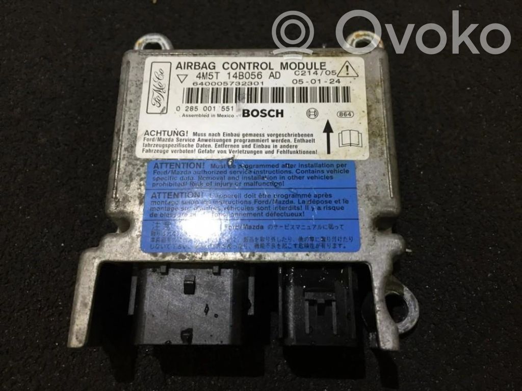 Ford Focus C-MAX Unitate/modul de comandă airbaguri 