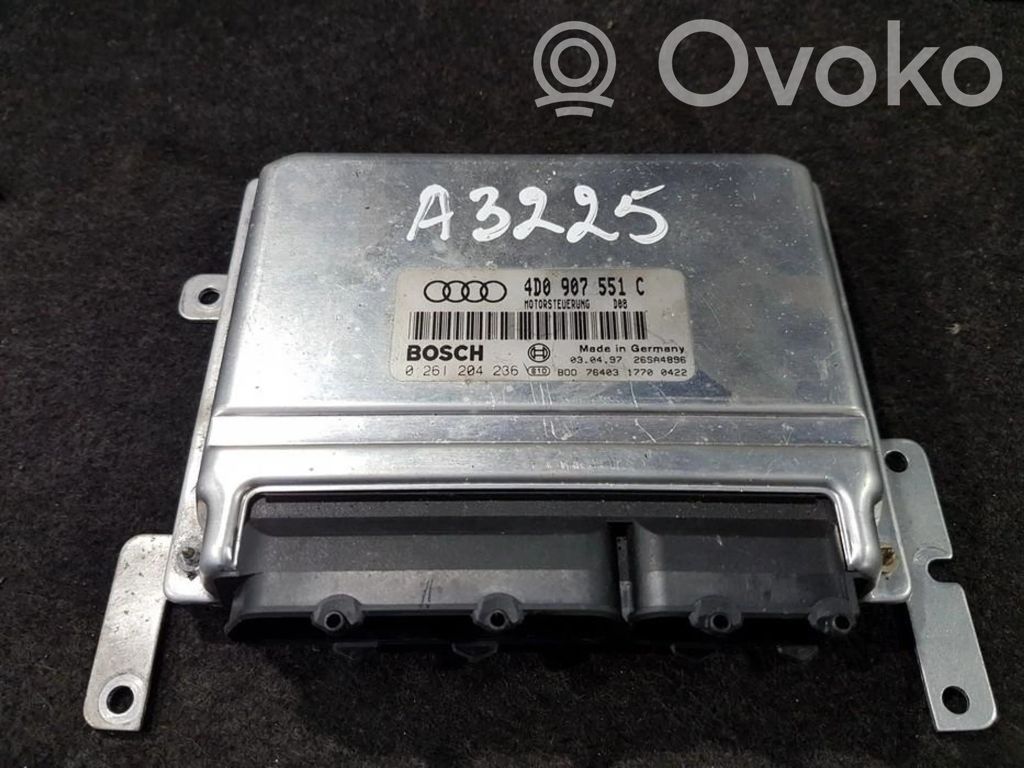 Audi A8 S8 D2 4D Unidad de control/módulo del motor 