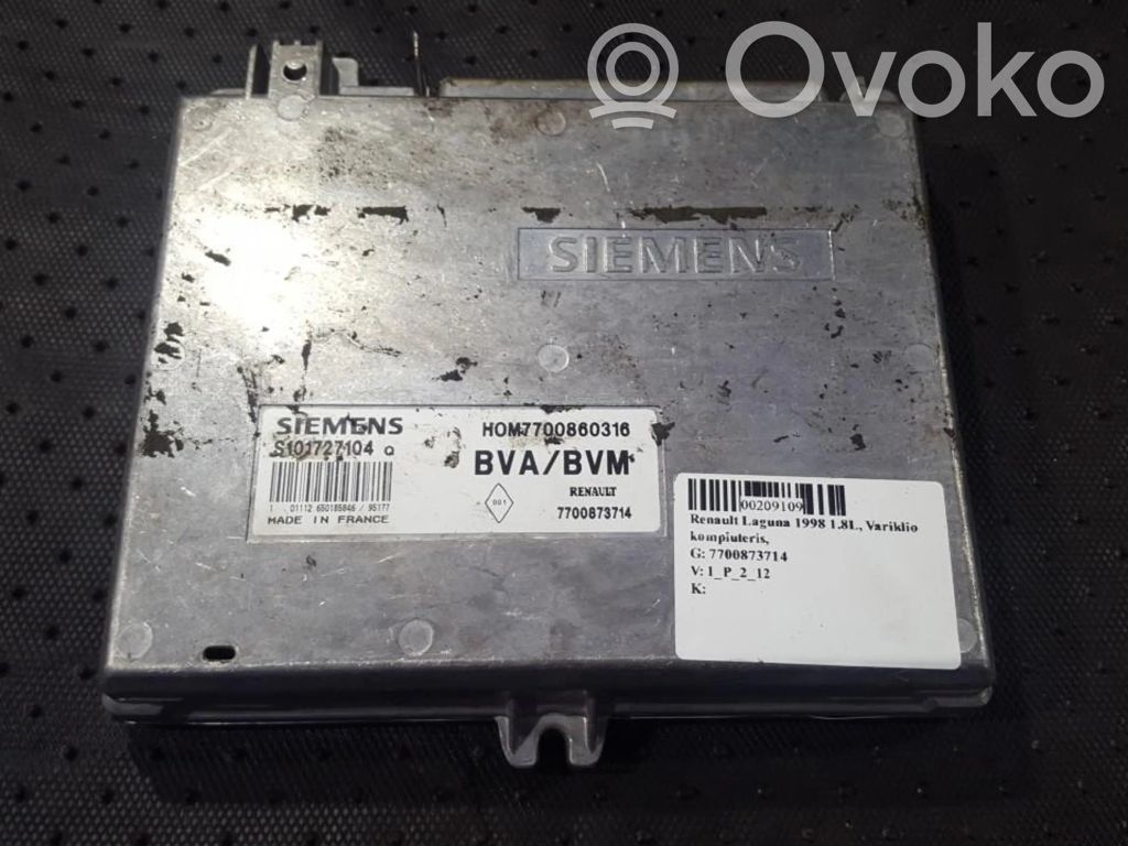 Unidad de control/módulo del motor   7700873714,HOM7700860316,7700873714,HOM7700860316