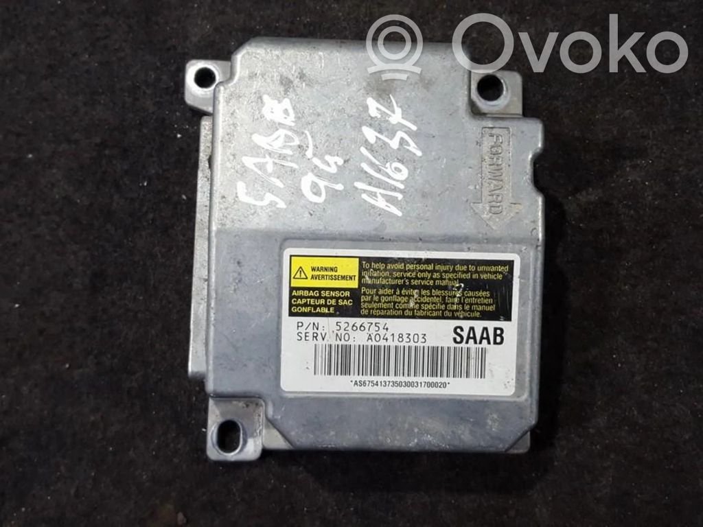 Saab 9-5 Airbag control unit/module 