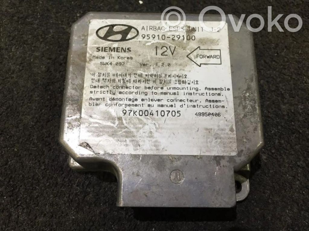 Hyundai Lantra I Centralina/modulo airbag 