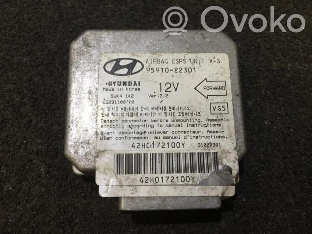 Hyundai Accent Centralina/modulo airbag