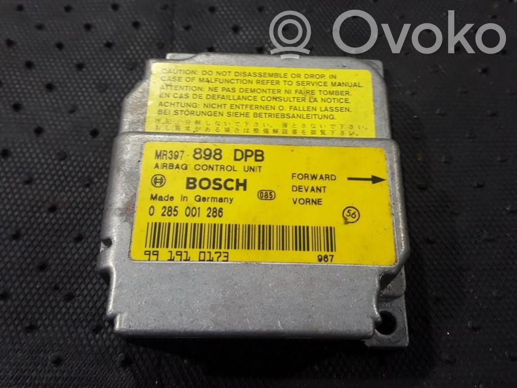 Centralina/modulo airbag   MR397898DPB,0285001286,0285001286,MR397898DPB