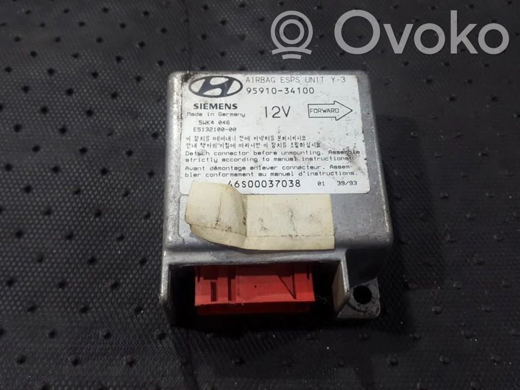 Centralina/modulo airbag   9591034100,46S00037038,46S00037038,9591034100