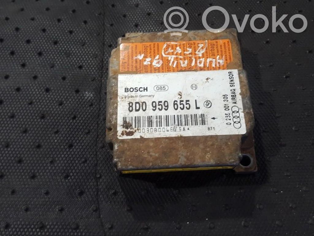 Audi A4 S4 B5 8D Centralina/modulo airbag 