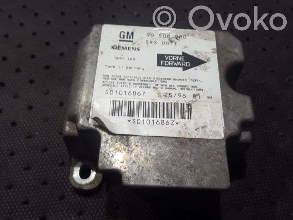 Unidad de control/módulo del Airbag   90508980,5WK4169,5WK4,90508980