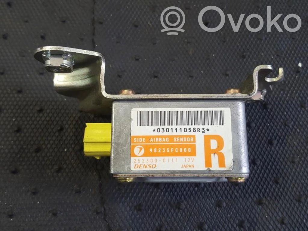 Subaru Forester SF Sensor impacto/accidente para activar Airbag