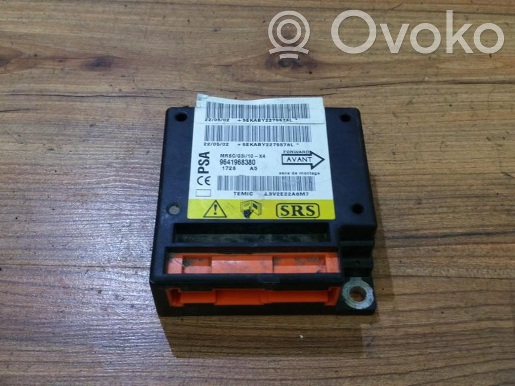 Unidad de control/módulo del Airbag   9641968380,1728A5,1728A5,9641968380