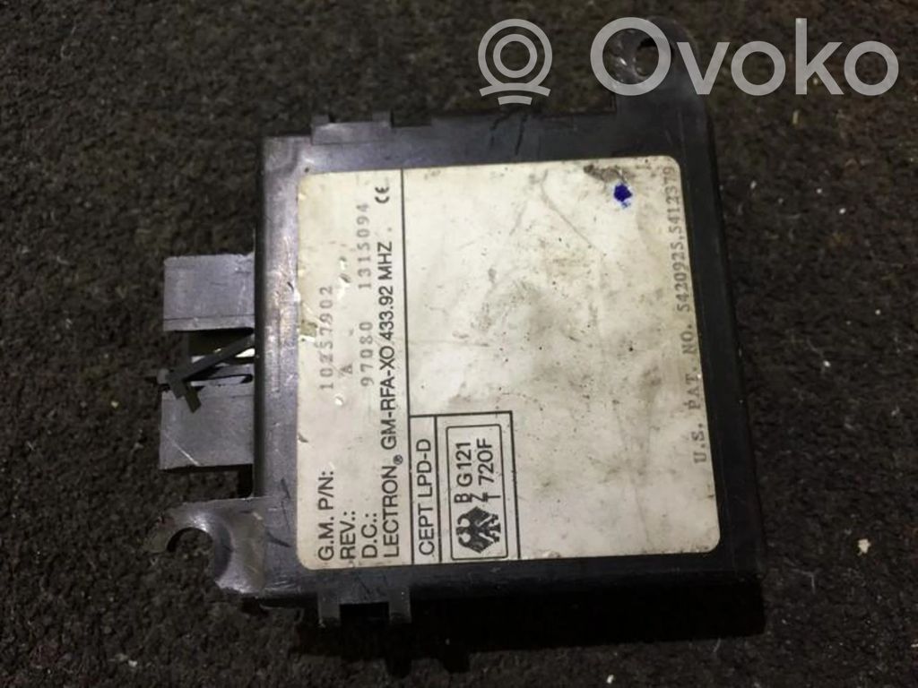 Other control units/modules   10257902,97080,10257902,1315094,97080