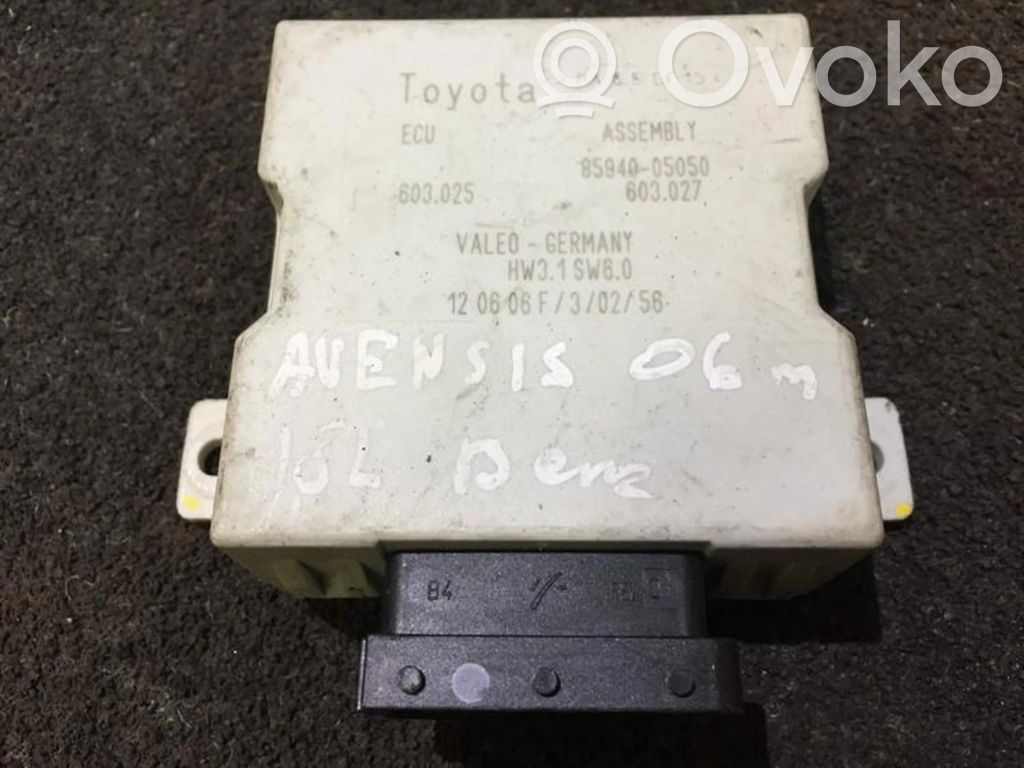 Toyota Avensis T250 Releu ștergătoare 