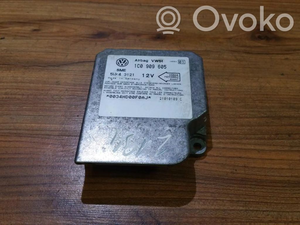 Turvatyynyn ohjainlaite/moduuli   1C0909605,5WK43121,1C0909605,21010109C,5WK43121