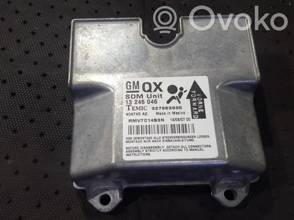 Opel Zafira B Unitate/modul de comandă airbaguri 