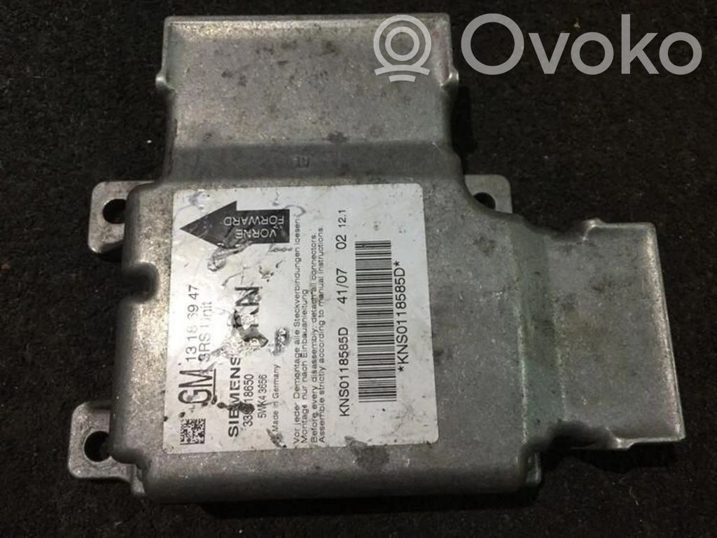 Centralina/modulo airbag   13186947,5WK43656,13186947,5WK43656