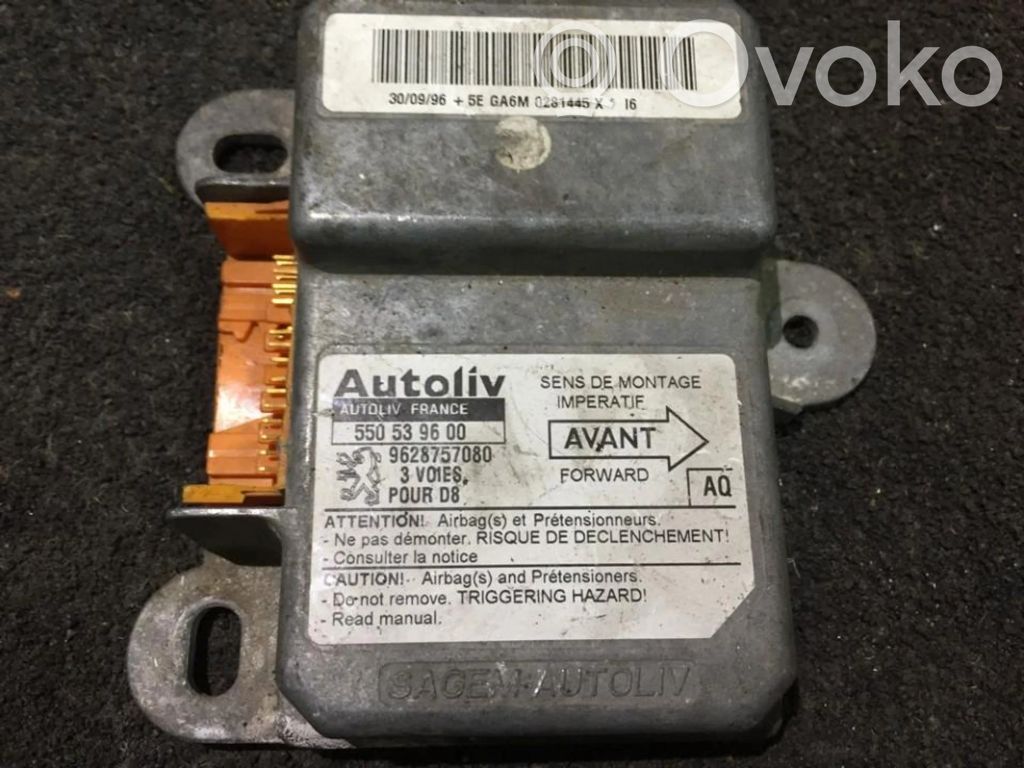 Centralina/modulo airbag   9628757080,550539600,550539600,9628757080