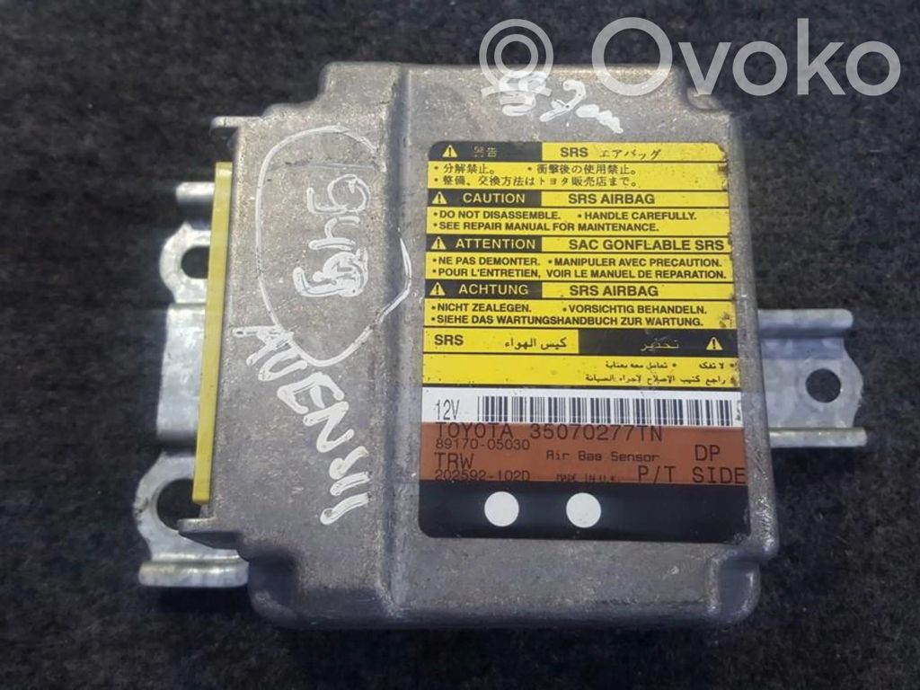 Toyota Avensis T220 Module de contrôle airbag