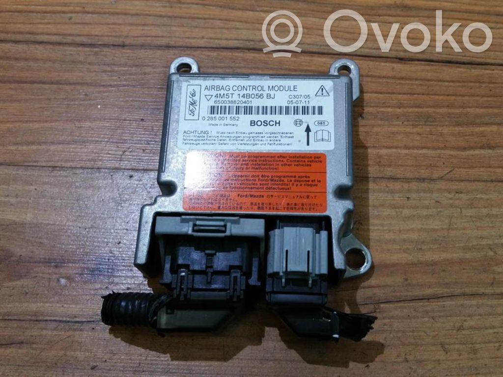 Unidad de control/módulo del Airbag   0285001552,4M5T14B056BJ,0285001552,4M5T14B056BJ