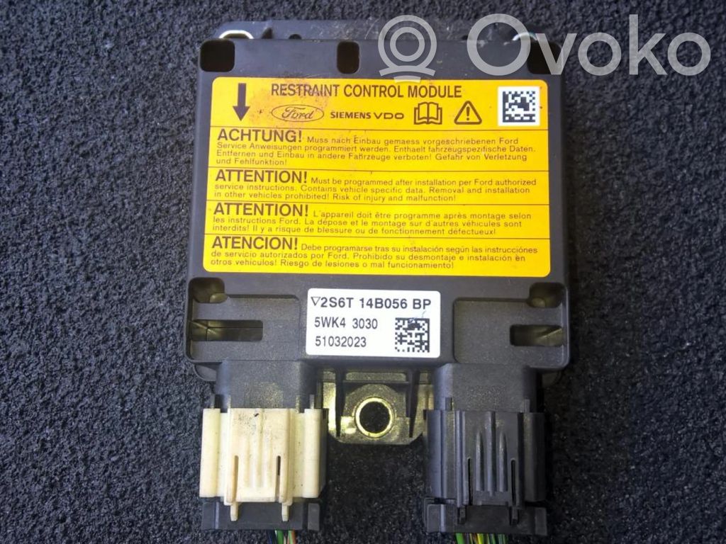 Ford Fiesta Unitate/modul de comandă airbaguri 