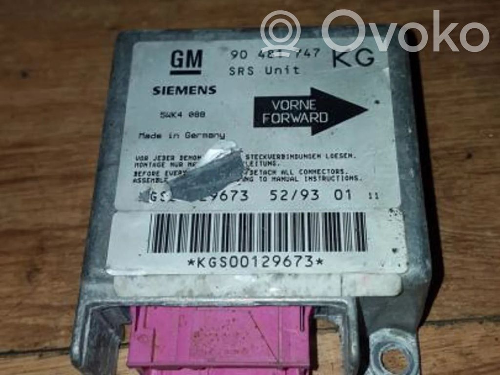Opel Corsa B Airbag control unit/module 