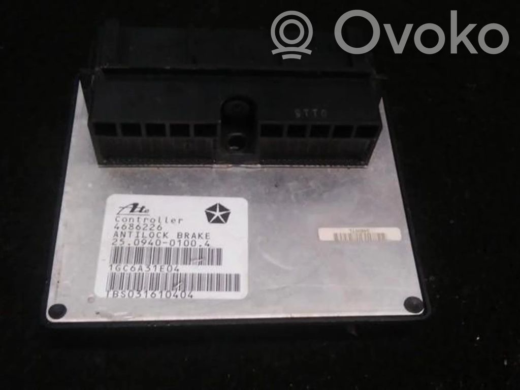 ABS-ohjainlaite/moduuli   4686226,25094001004,1GC6A31E04,25094001004,4686226,TBS031610404