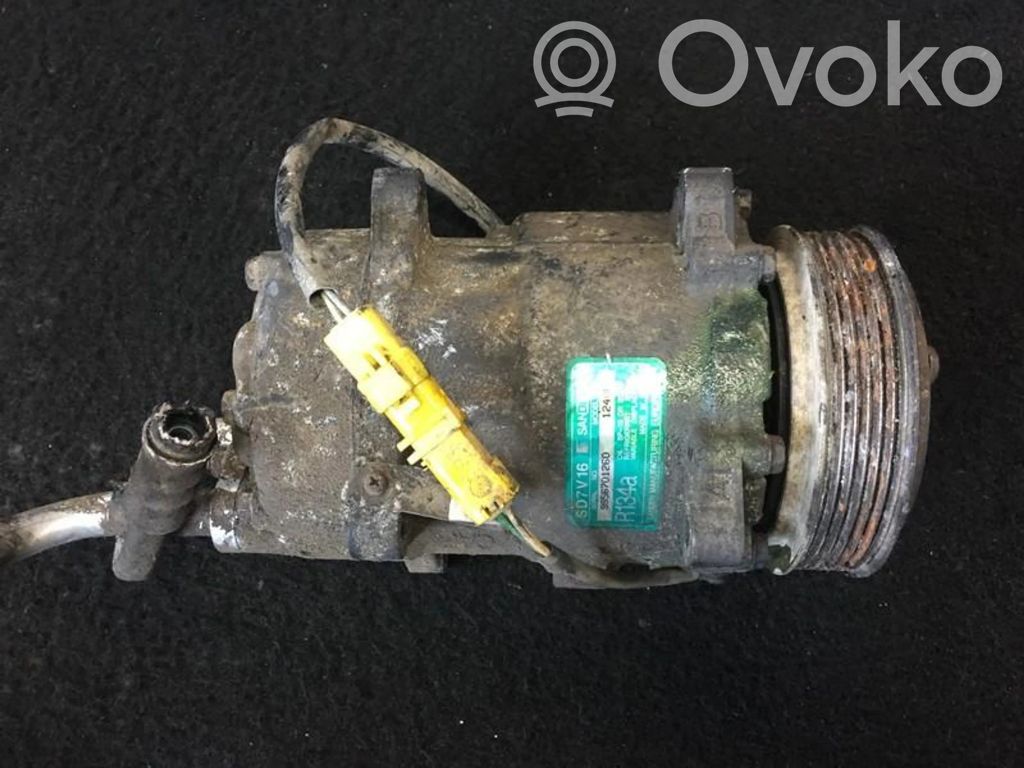 Ilmastointilaitteen kompressorin pumppu (A/C)   1240F,SD7V16,1240F,SD7V16