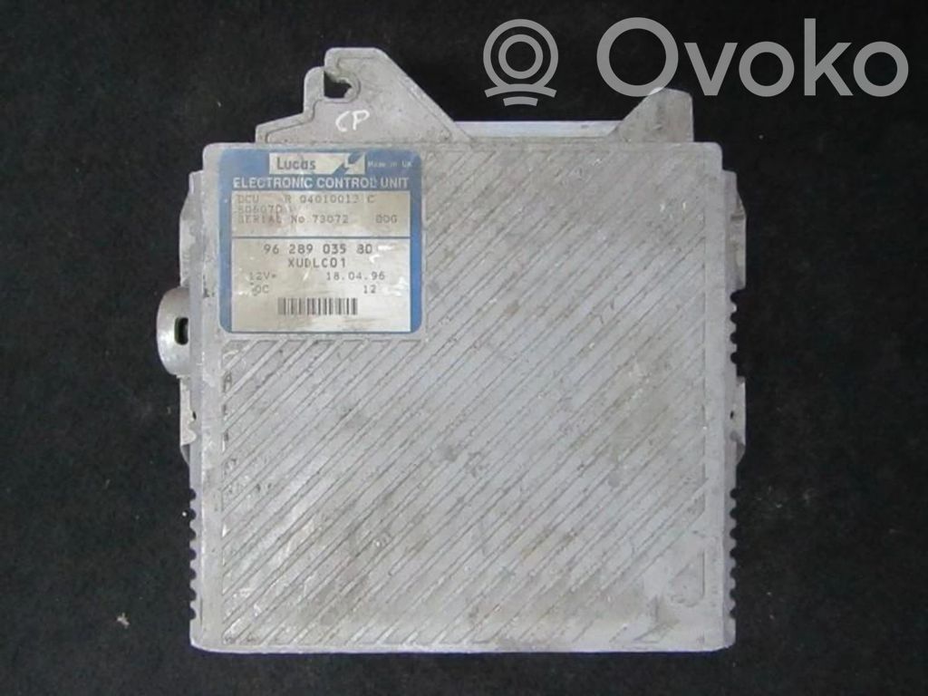 Engine control unit/module   9628903580,XUDL01,73072,80607D,9628903580,R04010013C,XUDL01