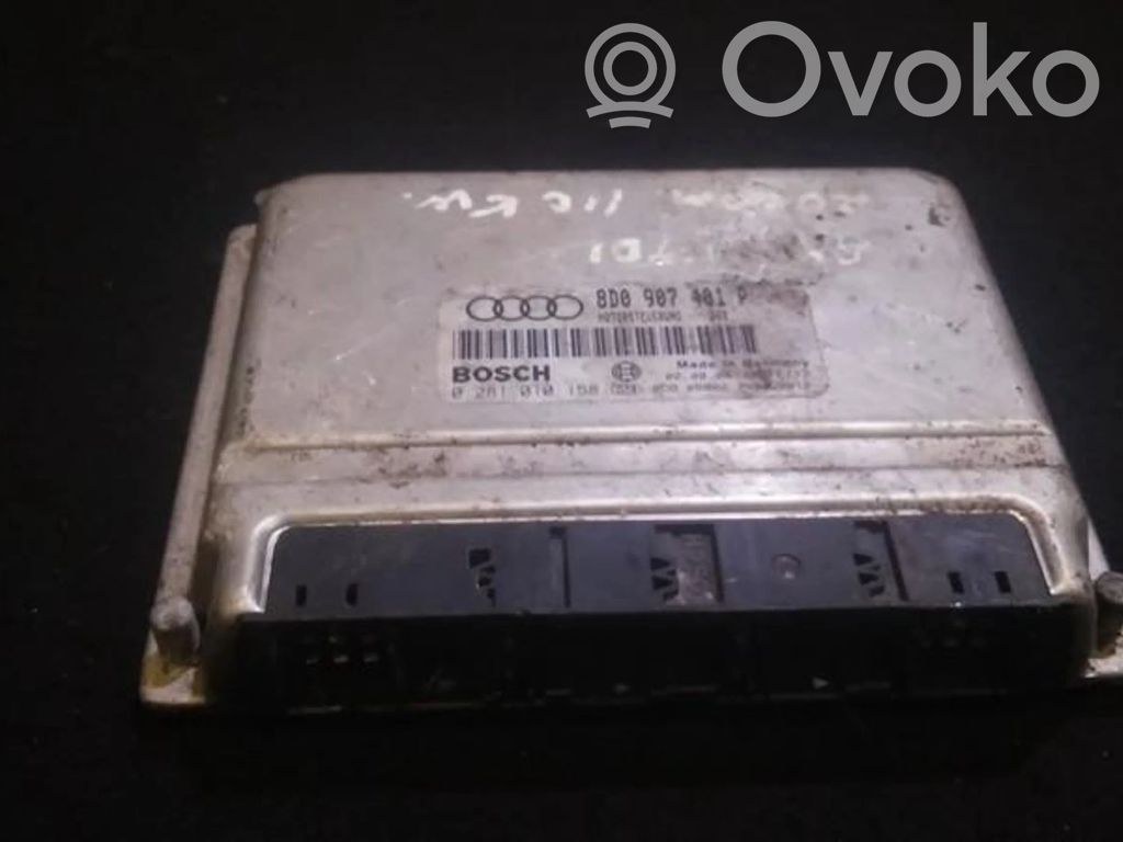 Unitate/modul de control motor   8D0907401P,0281010158,0281010158,8D0907401P,B0008802300012