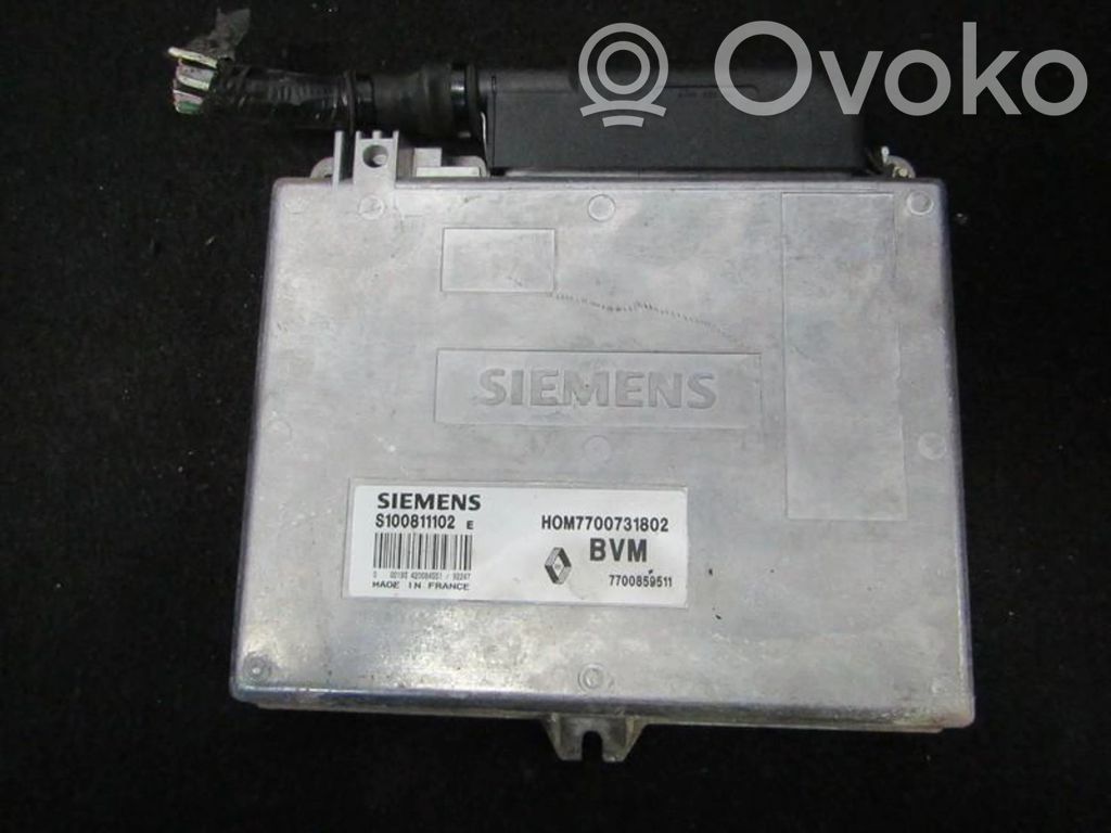 Engine control unit/module   HOM7700731802,7700859511,7700859511,HOM7700731802,S100811102E