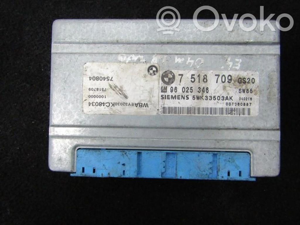 BMW 3 E46 Unitate/modul de control cutie de viteze 