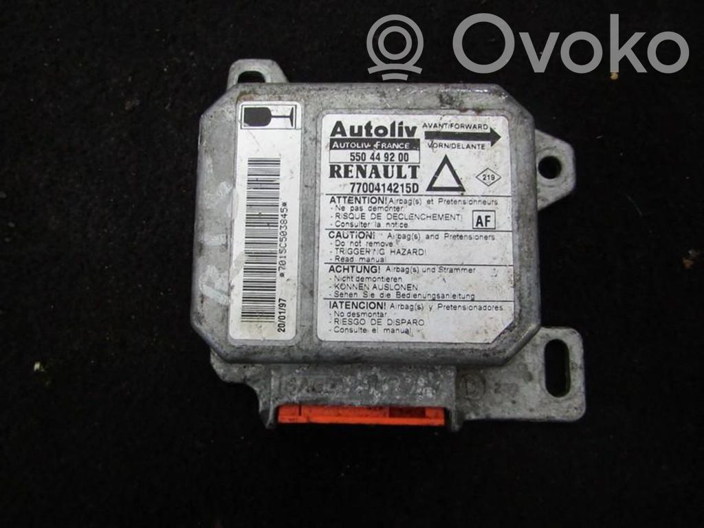 Renault Laguna I Centralina/modulo airbag 
