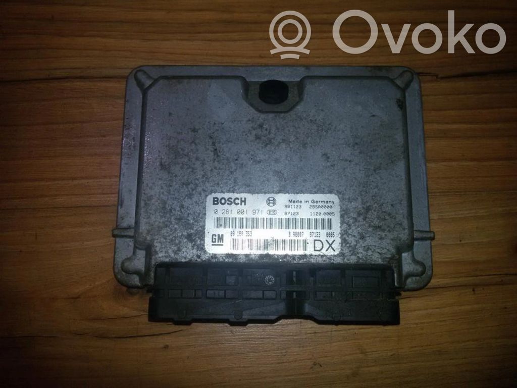 Unidad de control/módulo del motor   0281001971,09180353,0281001971,09180353