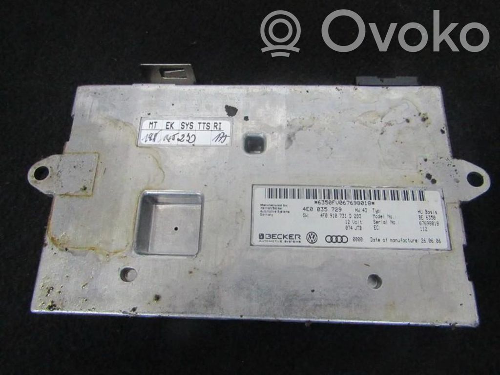 Other control units/modules   4E0035729,4F0910731D,4E0035729,4F0910731D,67698018,BE6350