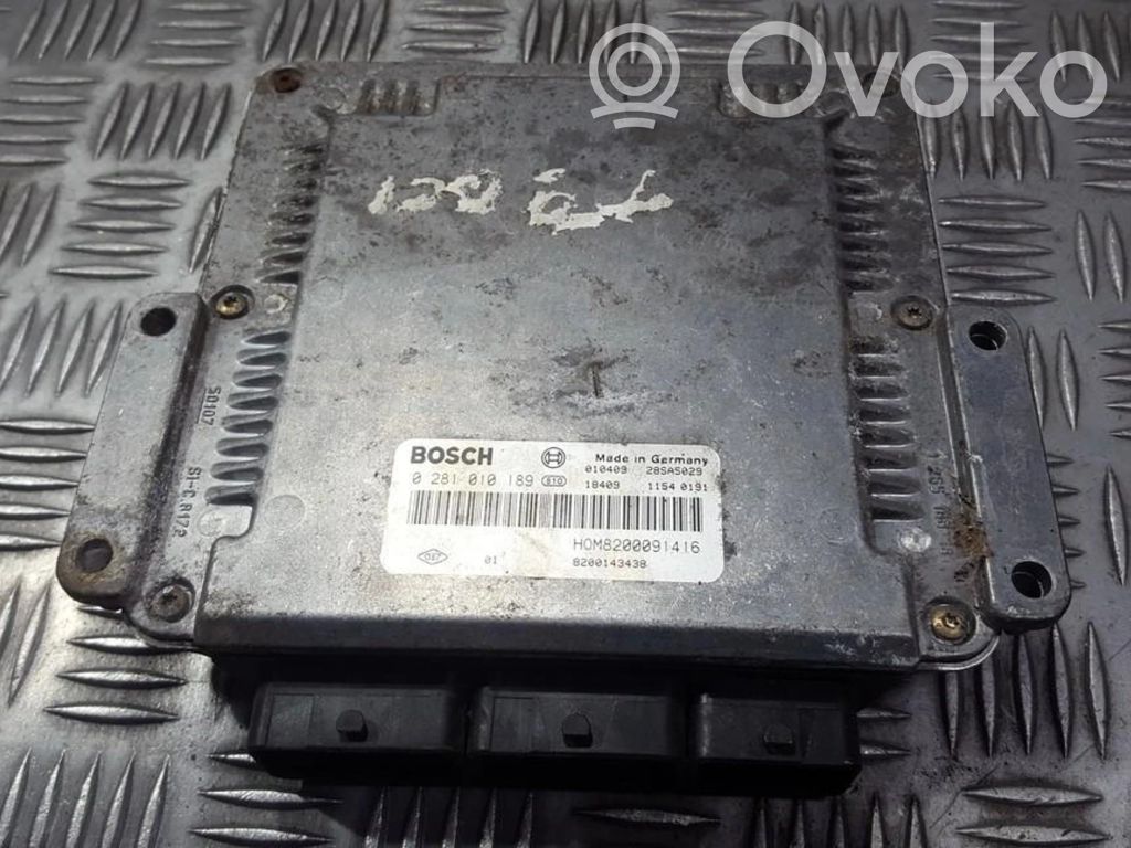 Engine control unit/module   H0M8200091416,0281010189,0281010189,H0M8200091416,HOM8200091416