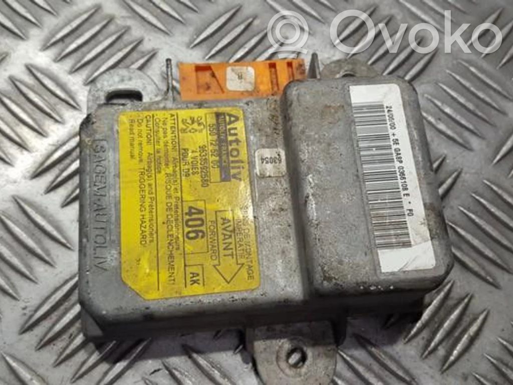 Centralina/modulo airbag   9638592580,550725200,550725200,9638592580