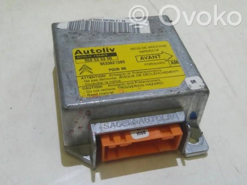 Unidad de control/módulo del Airbag   9633621380,550535300,550535300,9633621380