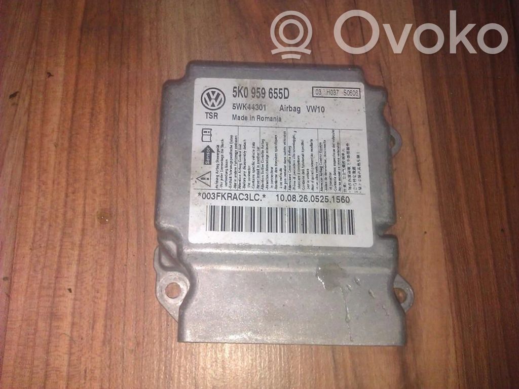 Volkswagen Golf VI Unitate/modul de comandă airbaguri 