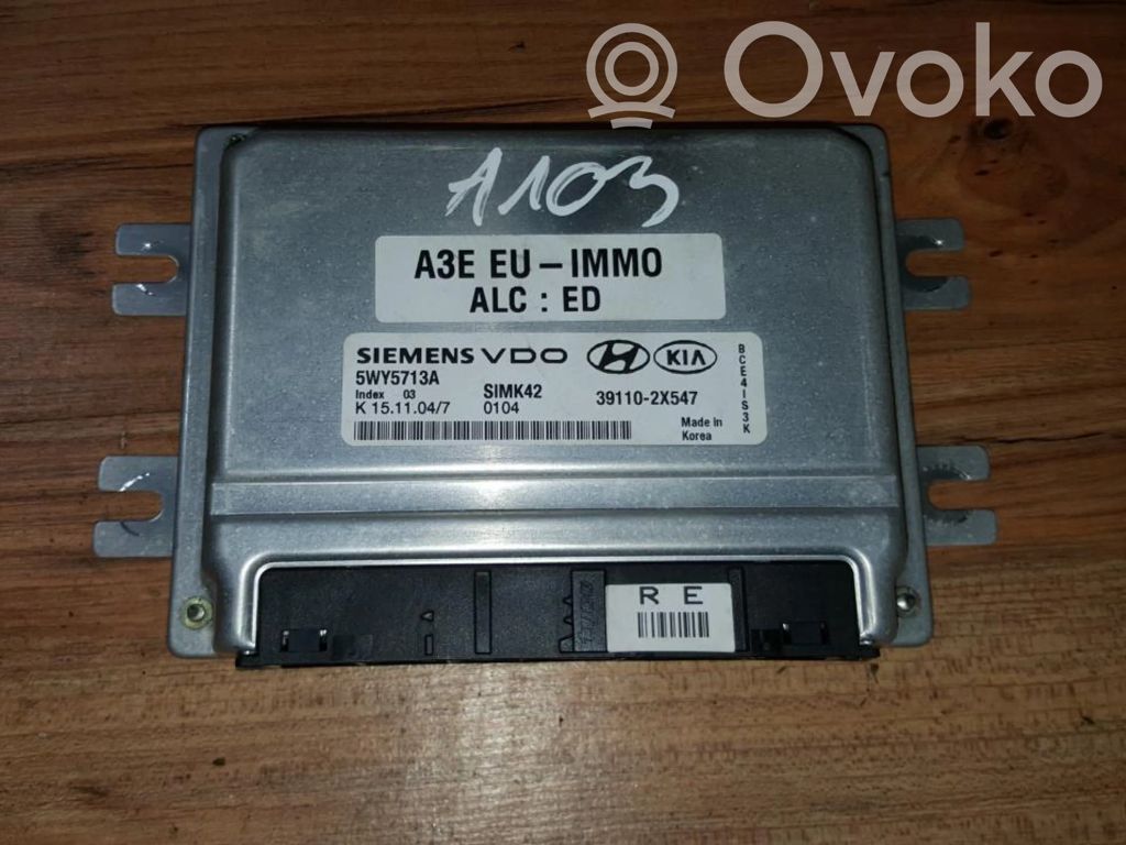 KIA Rio Engine control unit/module 
