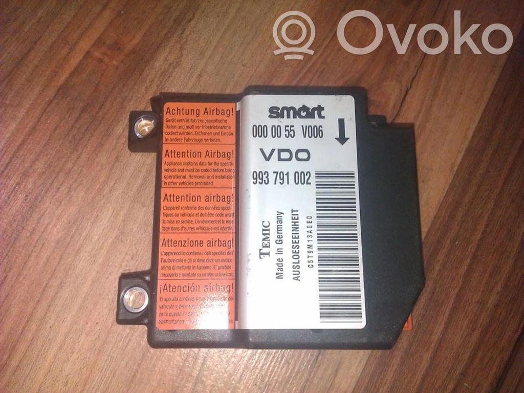 Smart ForTwo I Airbag control unit/module 
