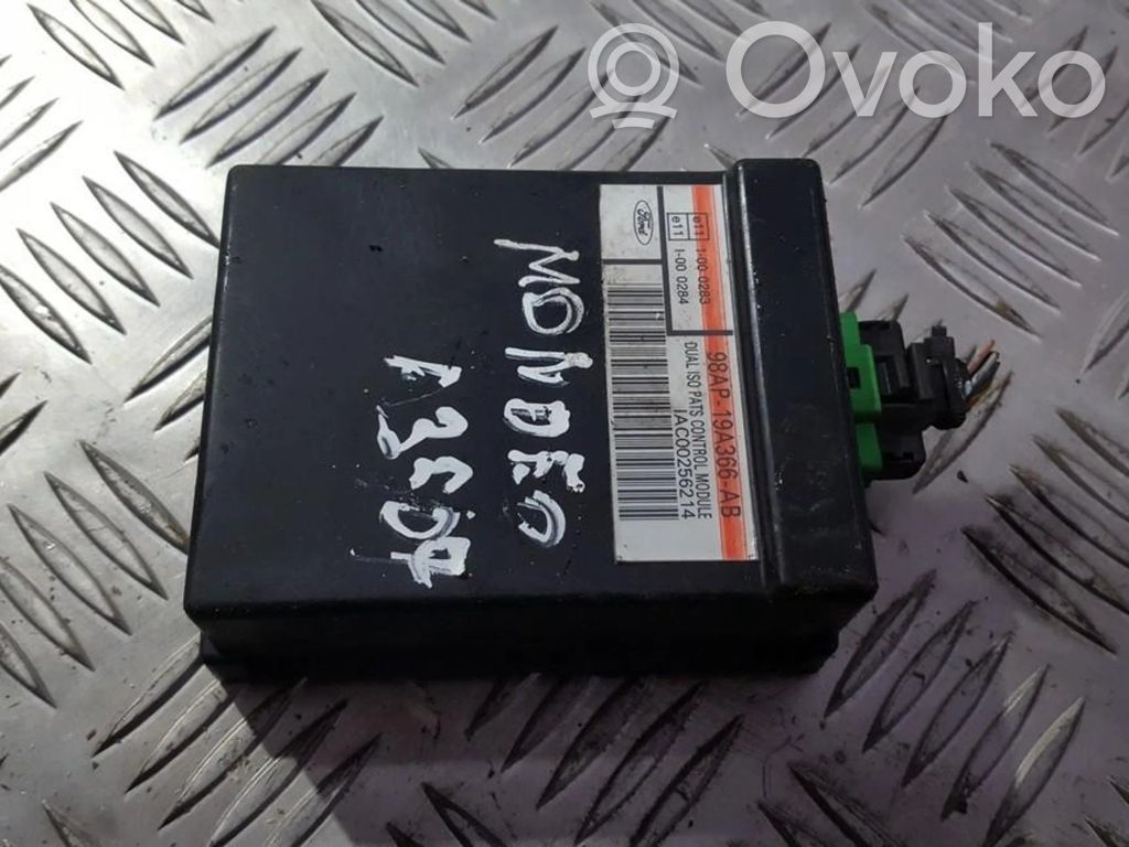 Centralina/modulo immobilizzatore   98AP19A366AB,98AP19A366AB