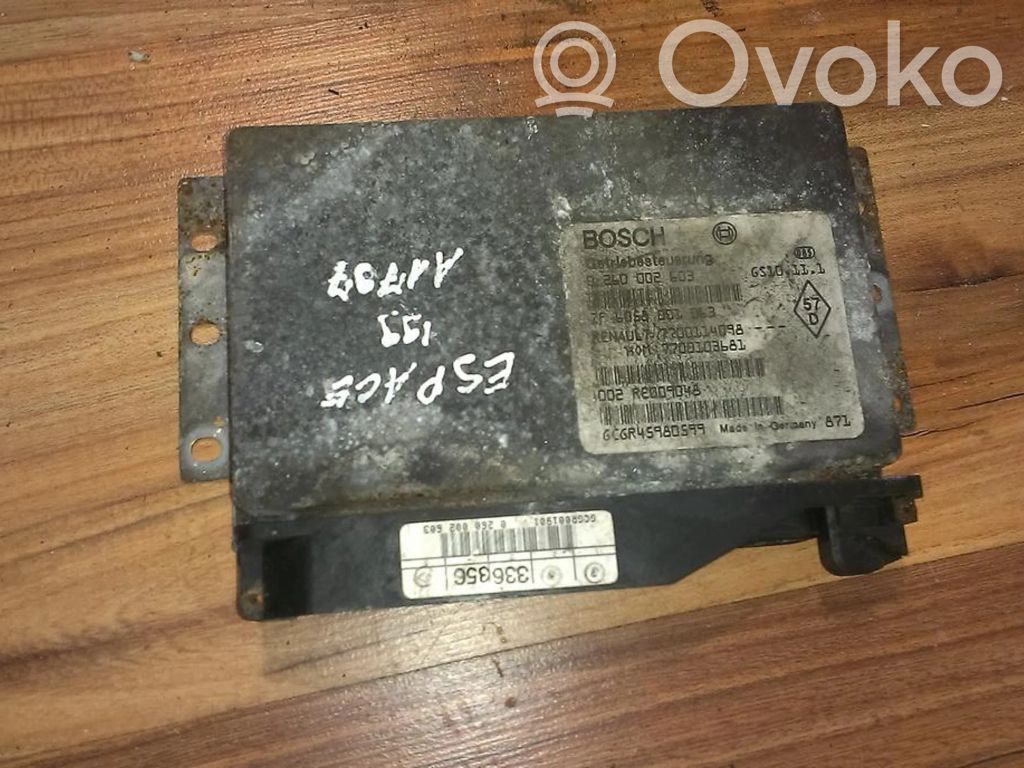 Unidad de control/módulo del motor   7700103681,7700103681