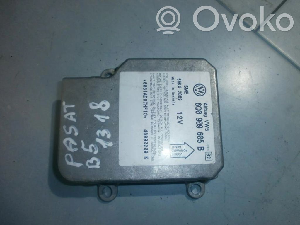 Centralina/modulo airbag   6Q0909605B,5WK42869,46990209K,5WK42869,6Q0909605B