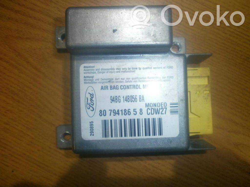 Ford Mondeo MK I Unitate/modul de comandă airbaguri 