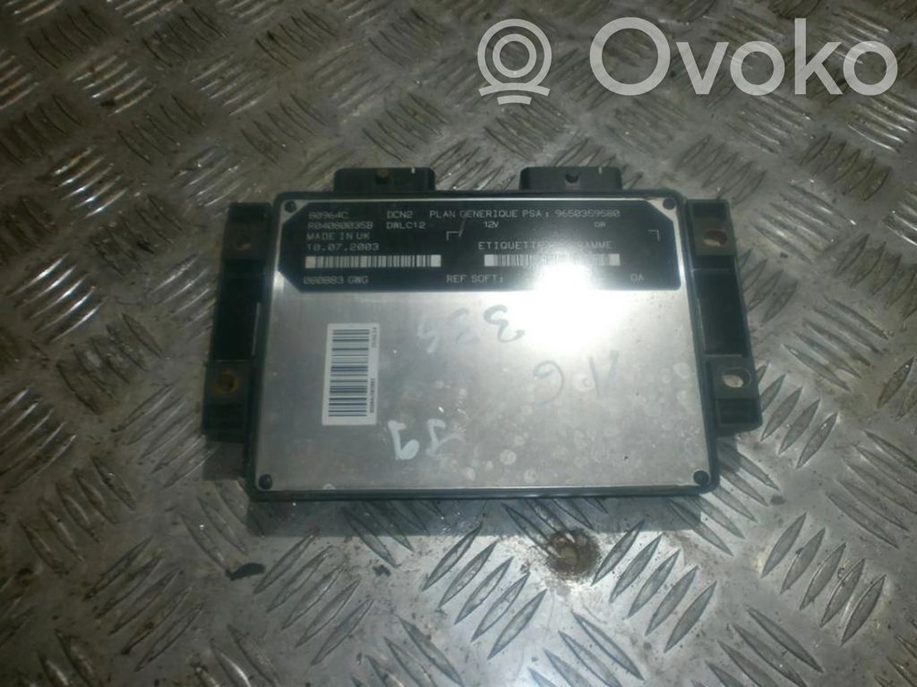 Unidad de control/módulo del motor   9650359580,R04080034C,9650359580,R04080034C