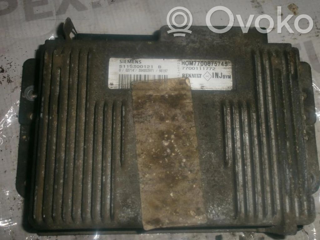 Renault Scenic I Sterownik / Moduł ECU 
