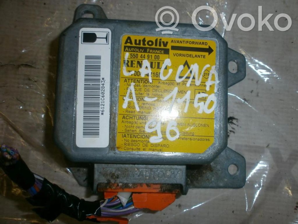 Renault Laguna I Centralina/modulo airbag 