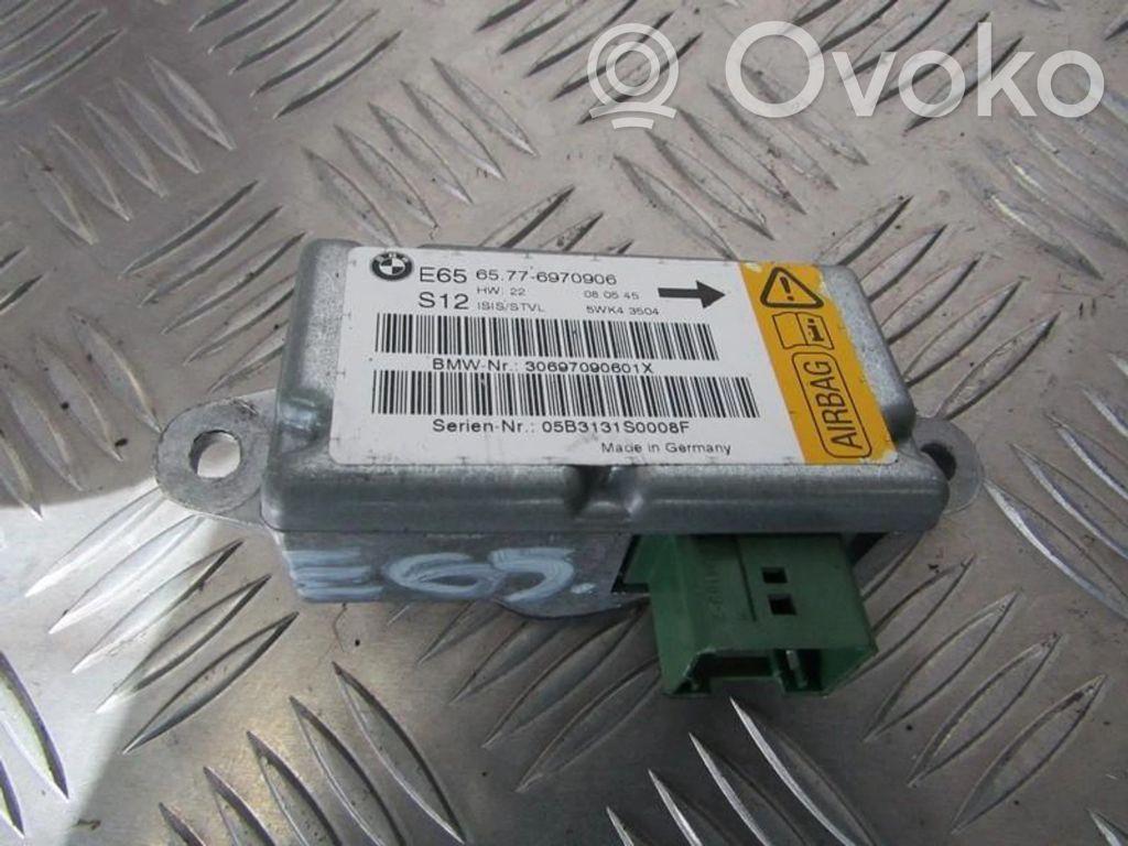 Sensor impacto/accidente para activar Airbag   65776970906,65776970906,5WK43504,65776970906,65776970906