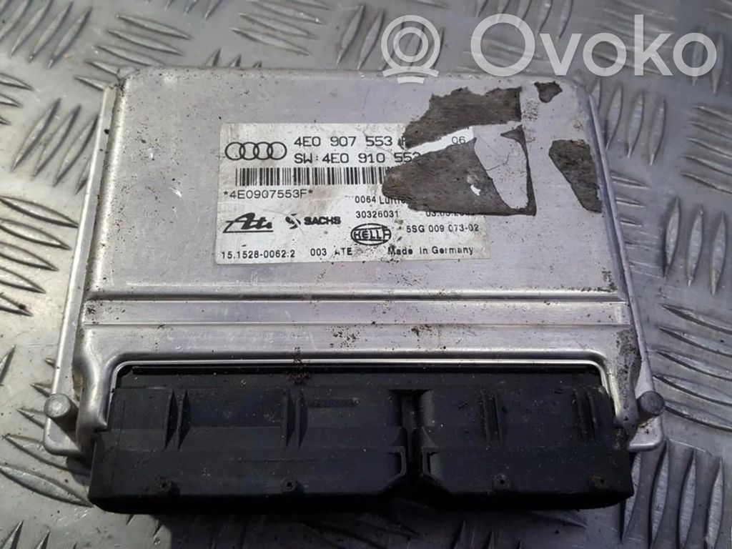 Audi A8 S8 D3 4E Air suspension control unit module (rear) 